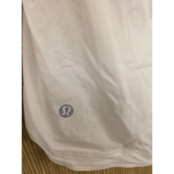 Lululemon Such A Cinch Size 4 White Hooded Full Zip Water Resistant Jacket Hood - Picture 6 of 9
